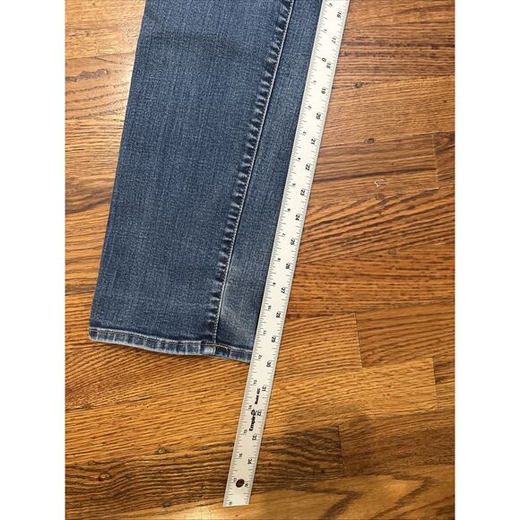 Eddie Bauer Jeans Womens Blue 10 Curvy Straight Specially Dyed - Picture 9 of 10